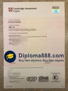 How To Order Fake Cambridge Delta Certificate Online