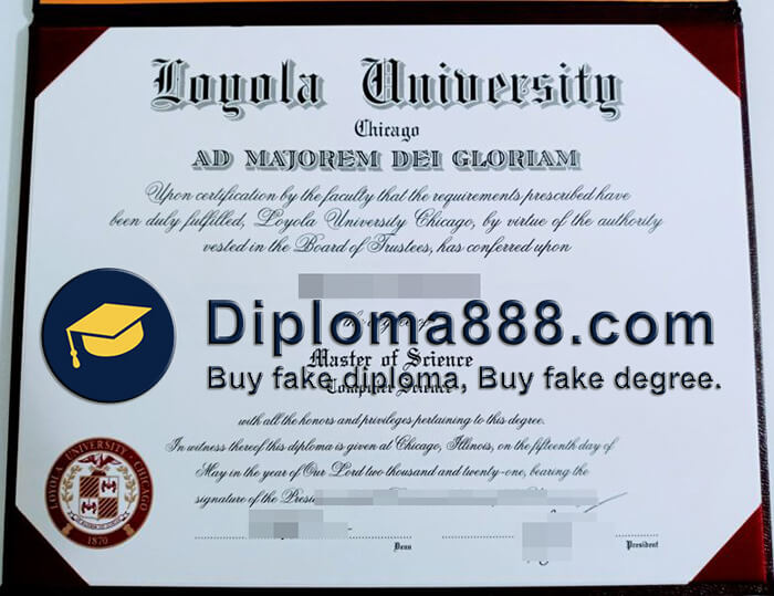 buy fake Loyola University Chicago degree