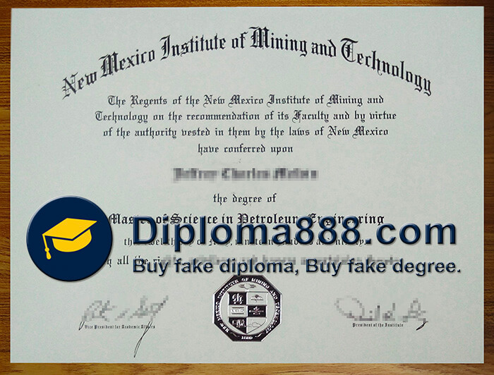 make the New Mexico Institute of Mining and Technology diploma