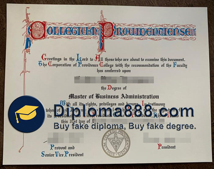 buy fake Providence College degree