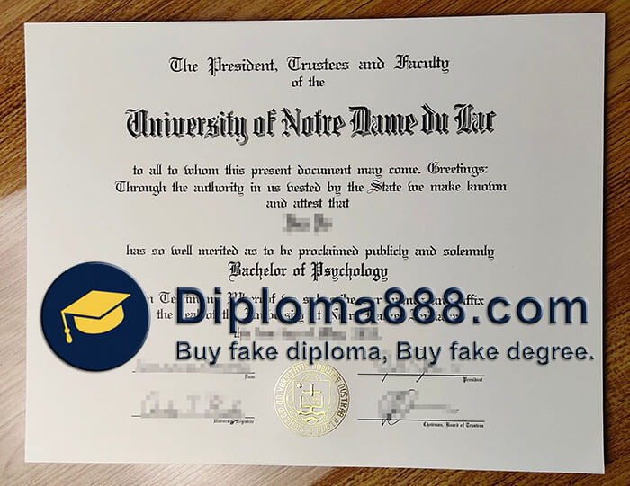 buy fake University of Notre Dame du Lac degree