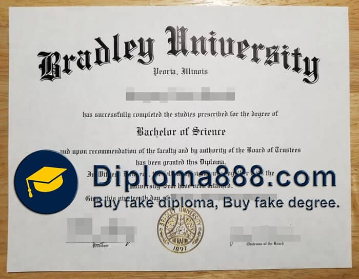 buy fake Bradley University degree