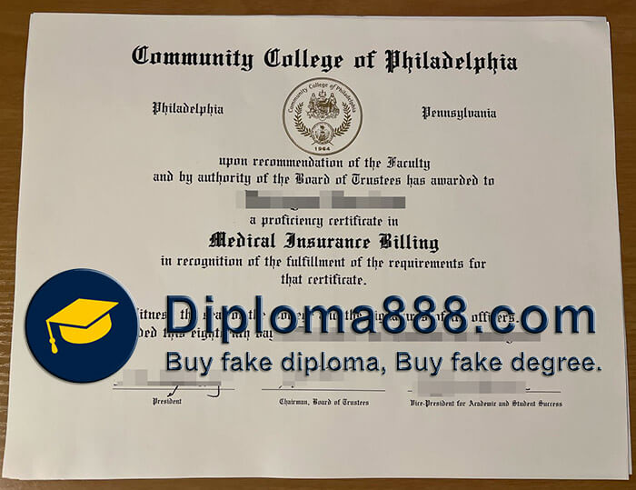 buy fake Community College of Philadelphia degree