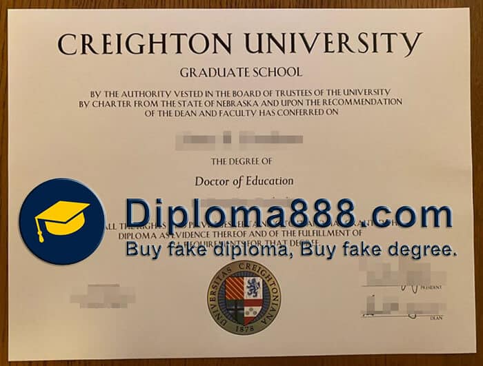 buy fake CreiGhton University degree