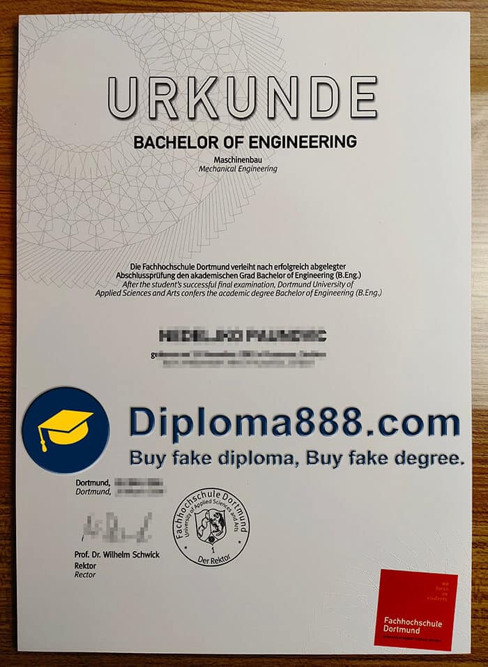 buy fake Fachhochschule Dortmund degree