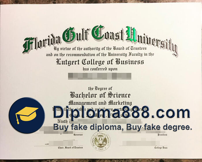 buy fake Florida Gulf Coast University degree