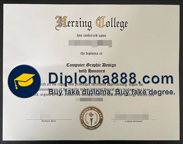 buy fake Herzing College degree