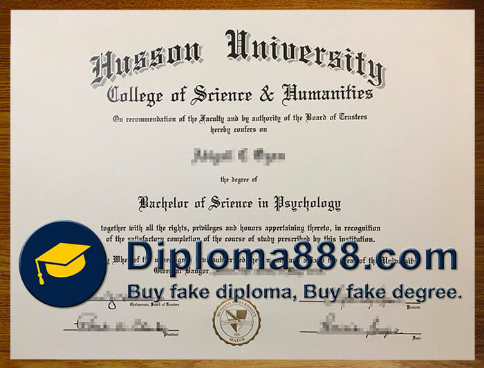 buy fake Husson University degree