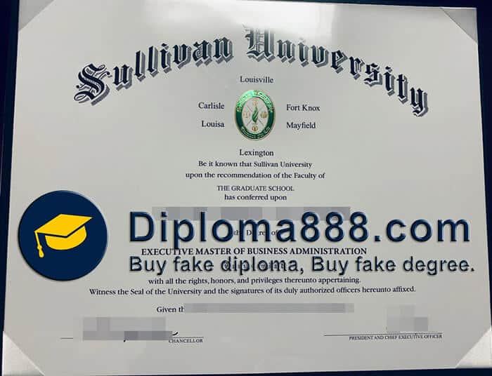 buy fake Sullivan University degree