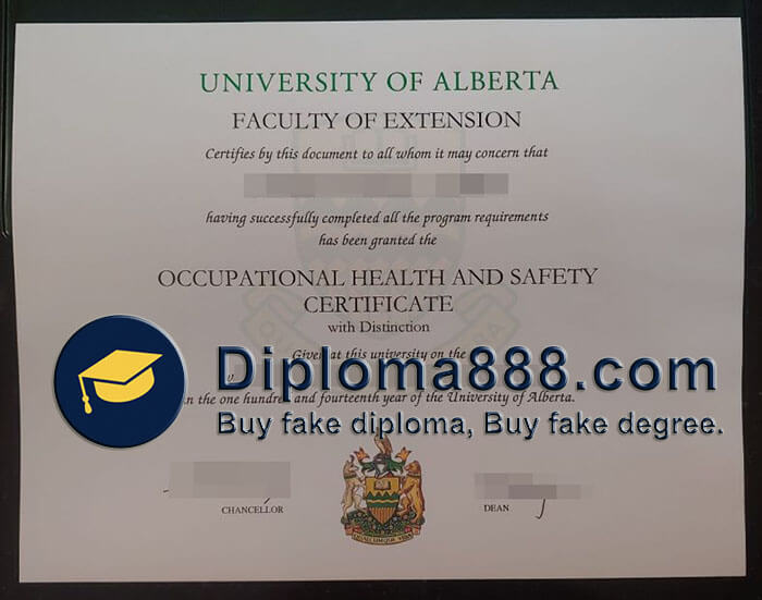 buy fake University of Alberta degree