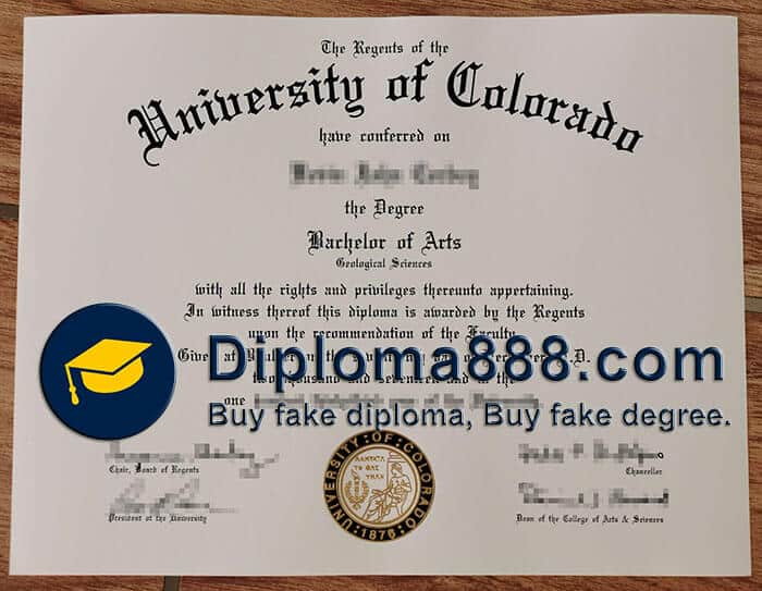buy fake University of Colorado degree