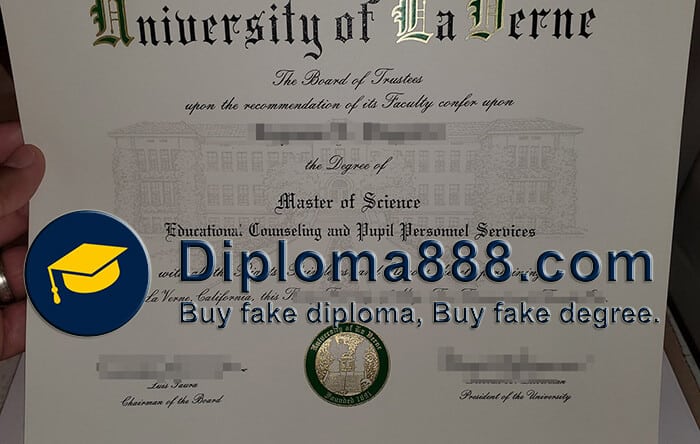 buy fake University of La Verne degree