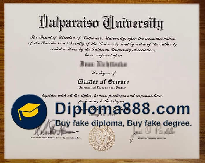 buy fake Valparaiso University degree