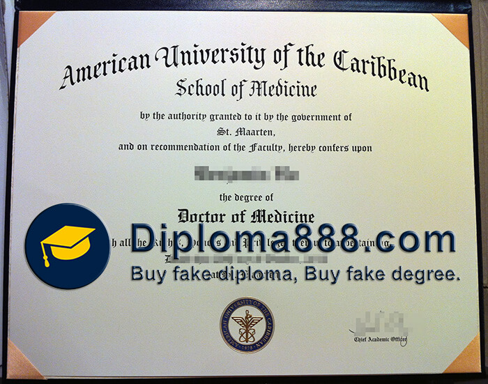 buy fake American University of the Caribbean degree