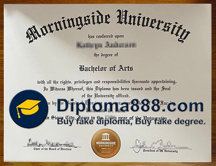 buy fake Morningside University degree