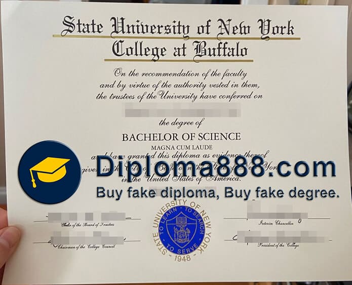 buy fake State University of New York College at Buffalo degree