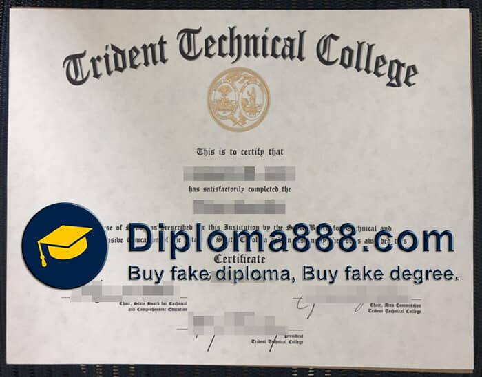 buy fake Trident Technical College degree