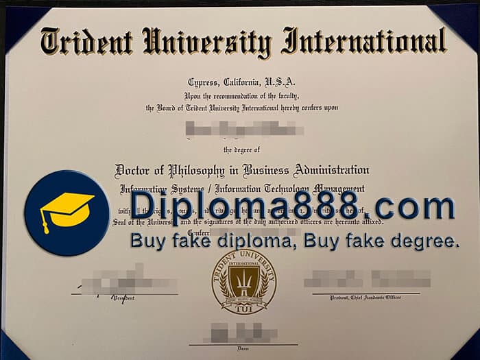 buy fake Trident University International degree
