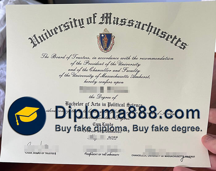 buy fake University of Massachusetts Amherst degree