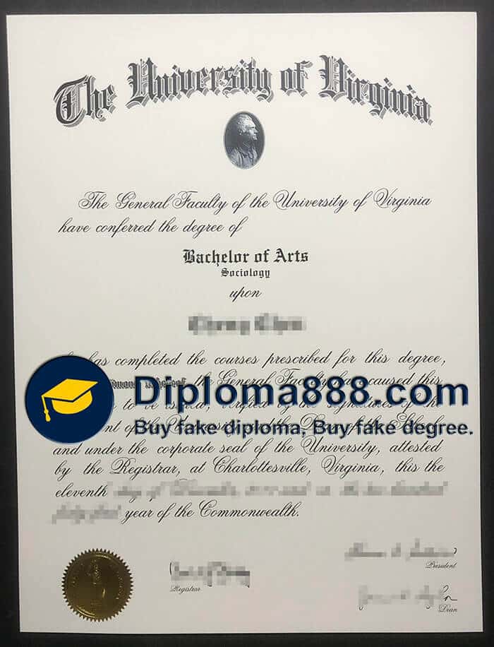 buy fake University of Virginia degree