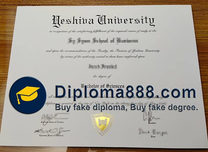 buy fake Yeshiva University degree