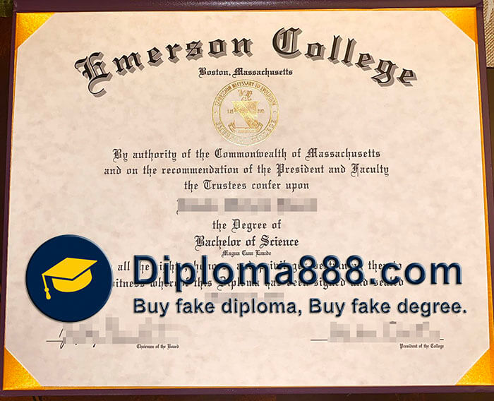 order fake Emerson College degree online