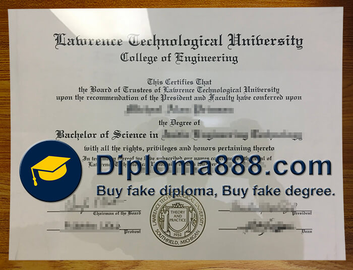 buy fake Lawrence Technological University degree