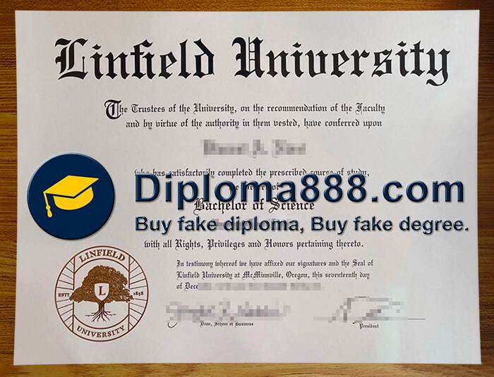 buy fake Linfield University degree