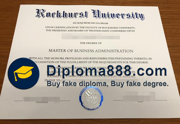 buy fake Rockhurst University degree