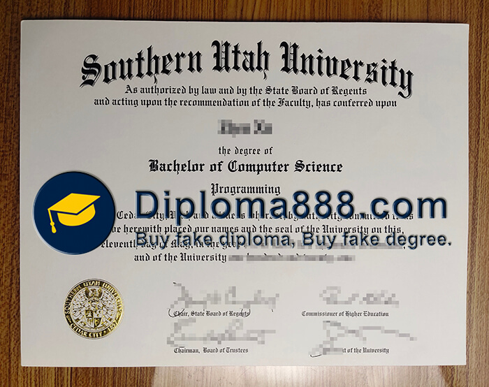 buy fake Southern Utah University degree