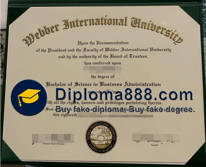 buy fake Webber International University degree