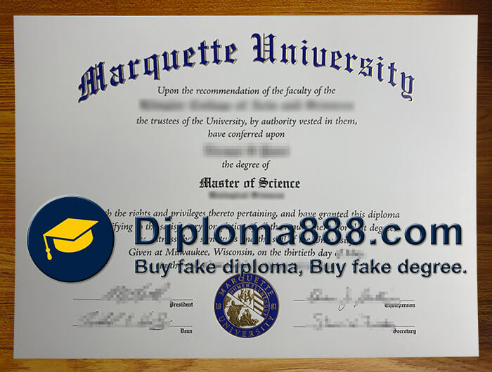 buy fake Marquette University degree
