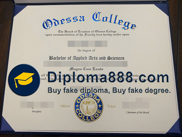 buy fake Odessa College degree