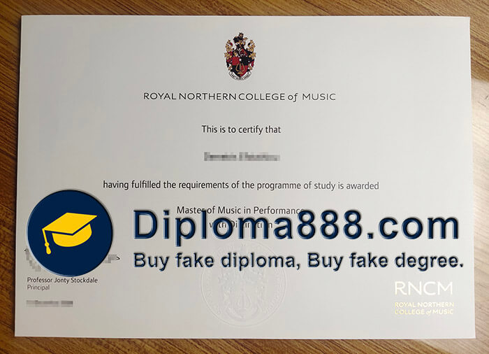 buy fake Royal Northern College of Music degree