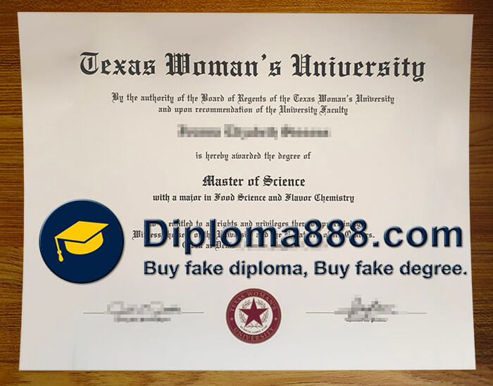 order fake Texas Woman's University degree online