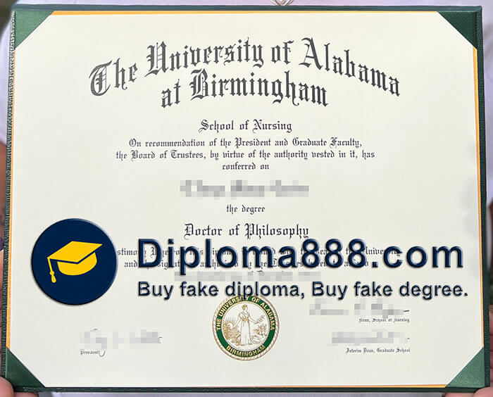 buy fake University of Alabama at Birmingham degree