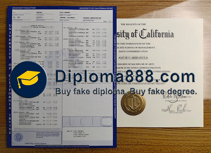 buy fake University of California Irvine degree