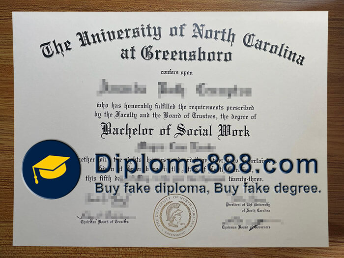 buy fake University of North Carolina at Greensboro degree