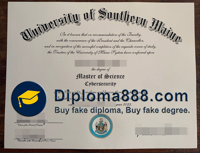 buy fake University of Southern Maine degree