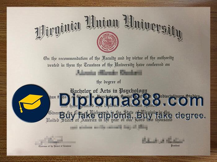 buy fake Virginia Union University degree