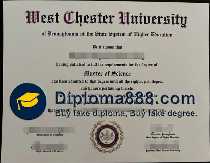 buy fake West Chester University degree