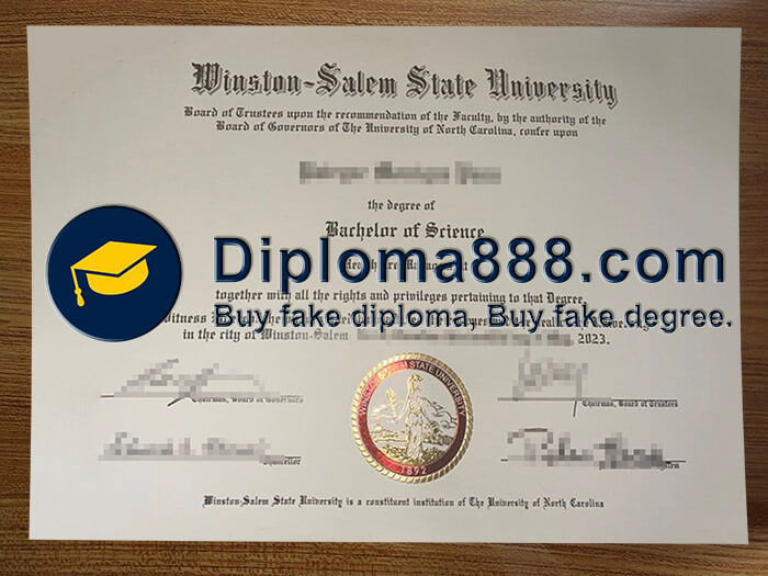 buy fake Winston-Salem State University degree