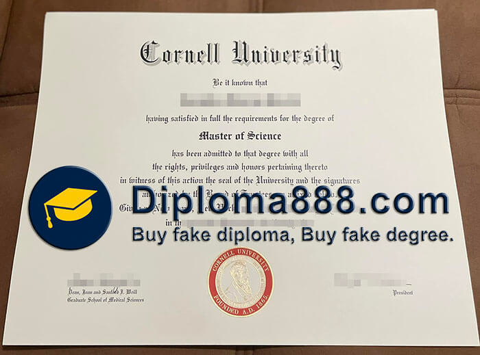 buy fake Cornell University degree