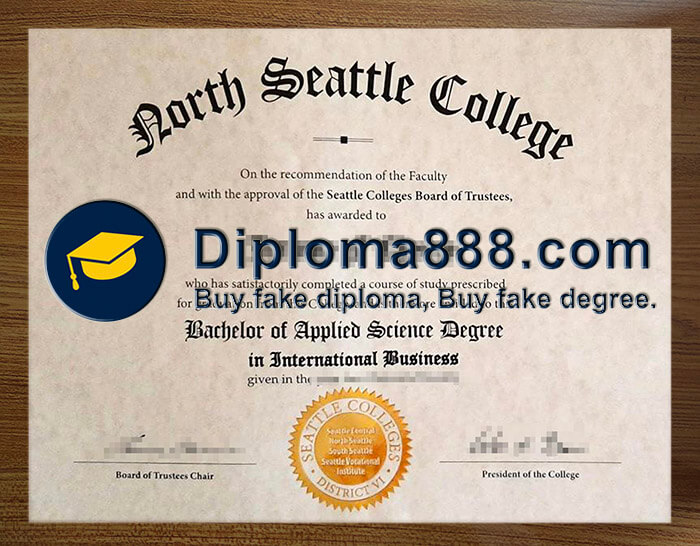 buy fake North Seattle College degree
