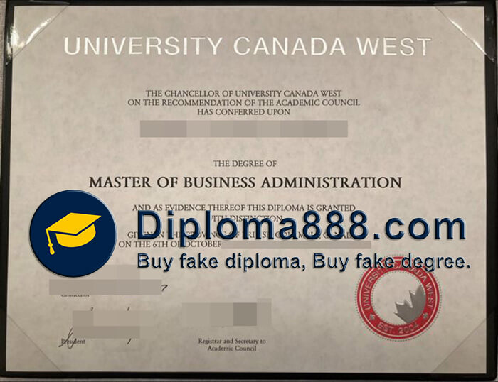 buy fake University Canada West degree