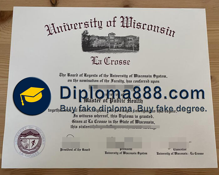 buy fake University of Wisconsin La Crosse degree