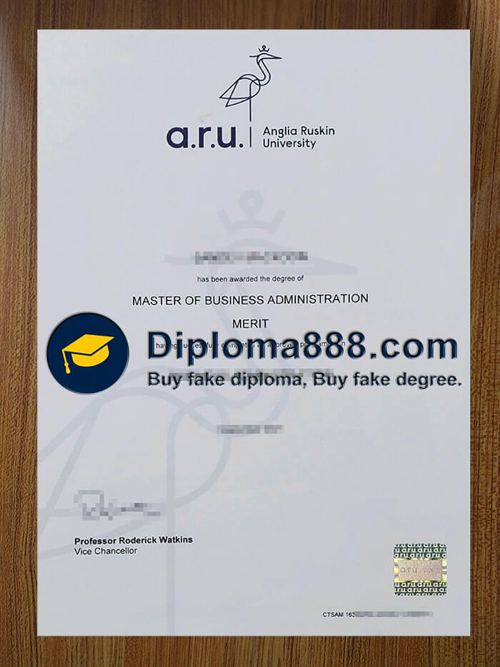 buy fake Anglia Ruskin University degree