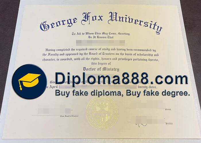 buy fake George Fox University degree