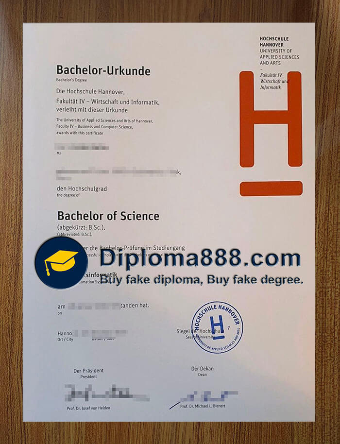 make Hannover University of Applied Science and Arts diploma