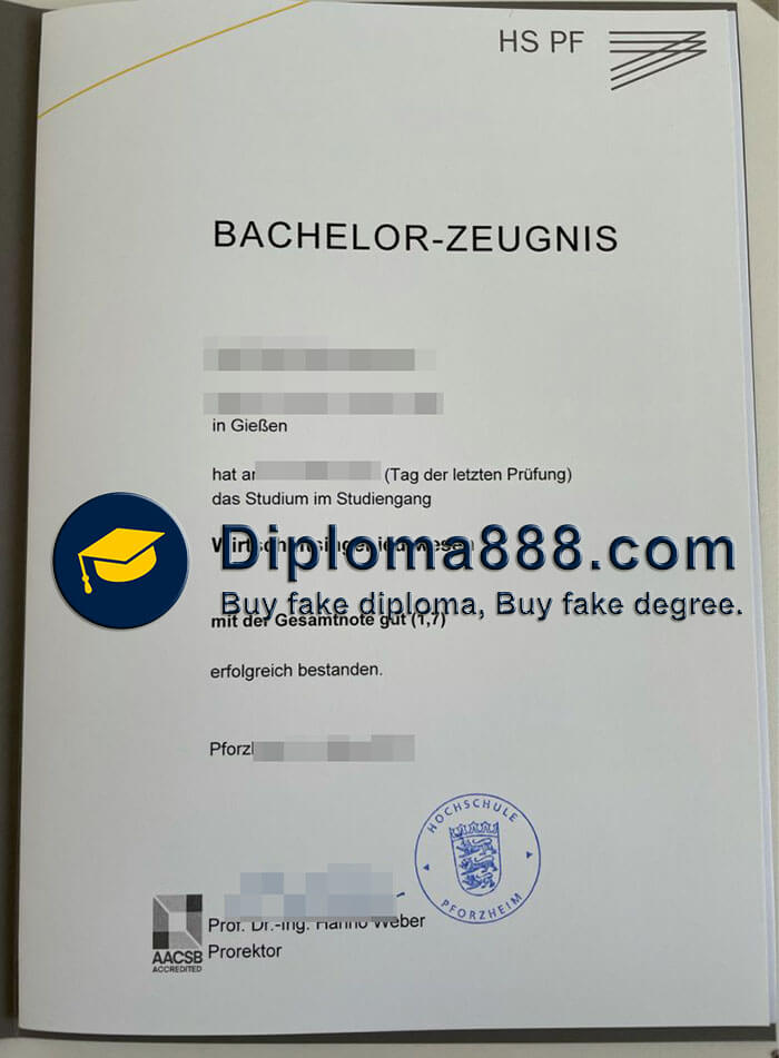 buy fake Hochschule Pforzheim degree
